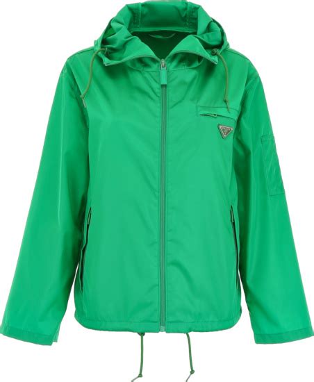 prada lime green jacket|prada jacket.